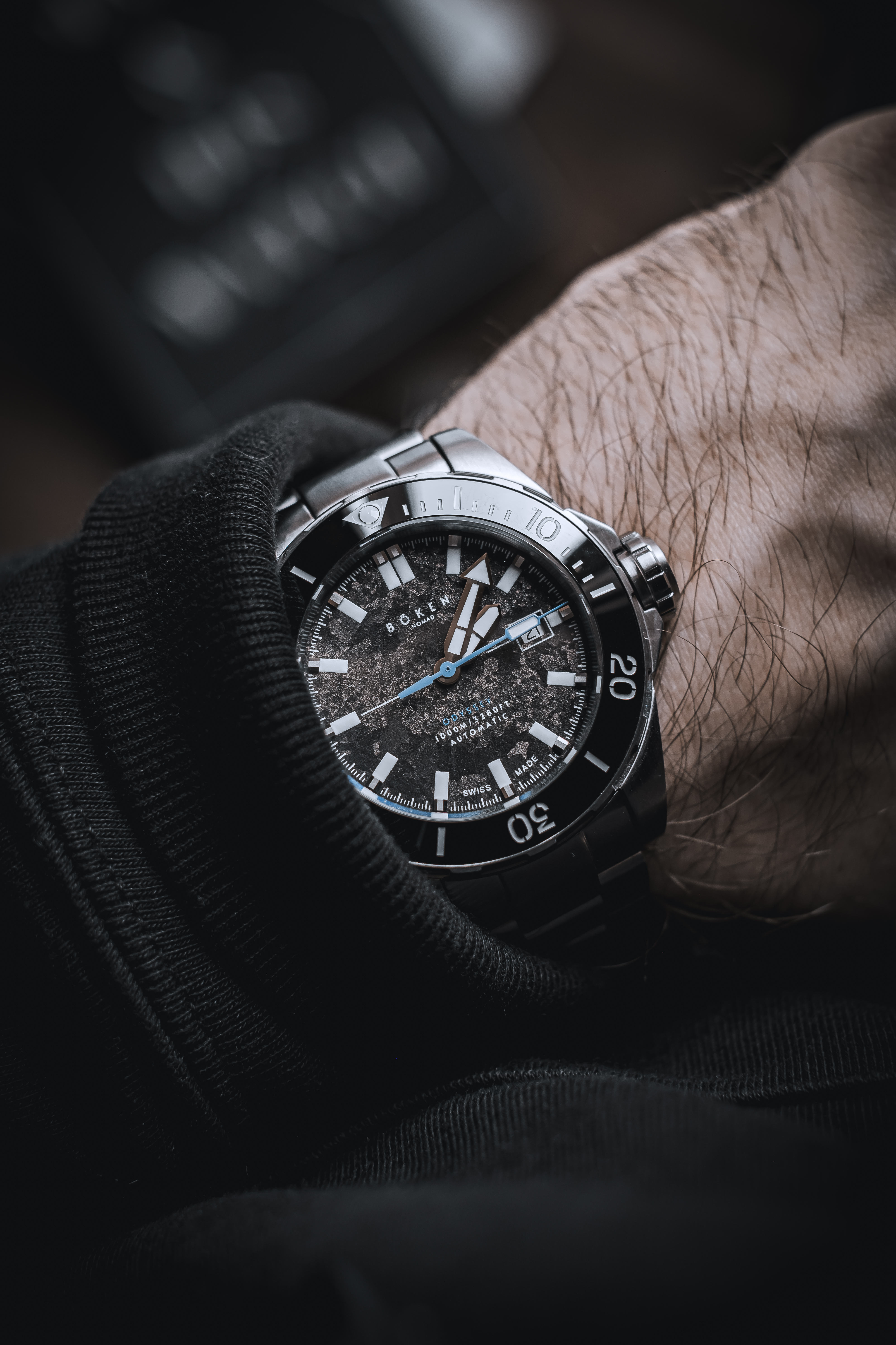 Granite on wrist